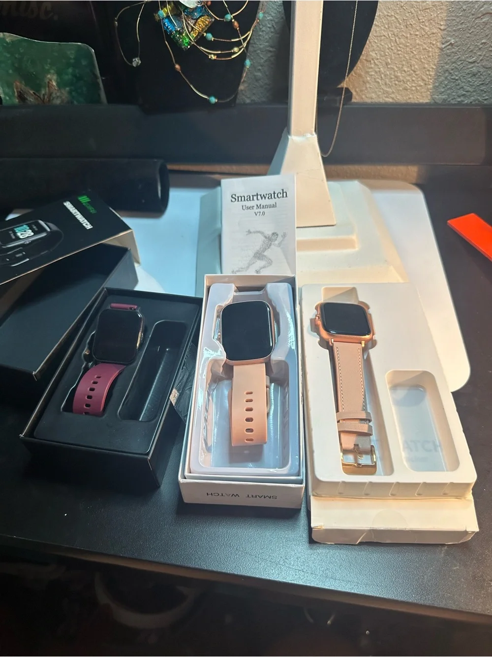 3 bundle Smartwatch - Silicone Strap one charge for all  make offers